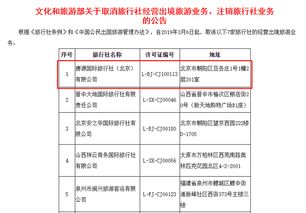 文旅部公告 唐源国际旅行社被取消出境及全部旅游业务，行业监管再敲警钟